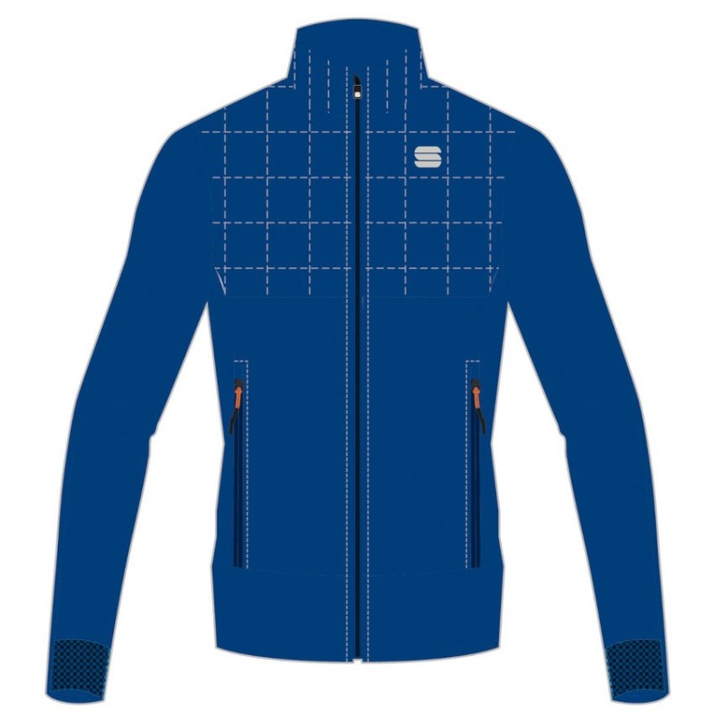 Varm universal jakke Sportful Rythmo blå keramikk Varm universal jakke Sportful Rythmo blå keramikk